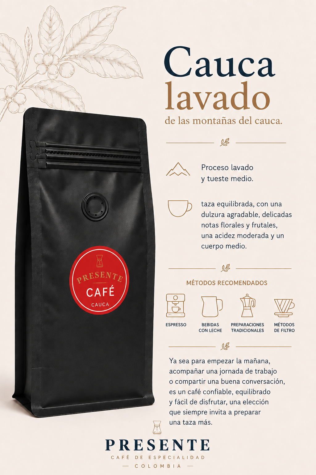 CAUCA LAVADO 2.5KG